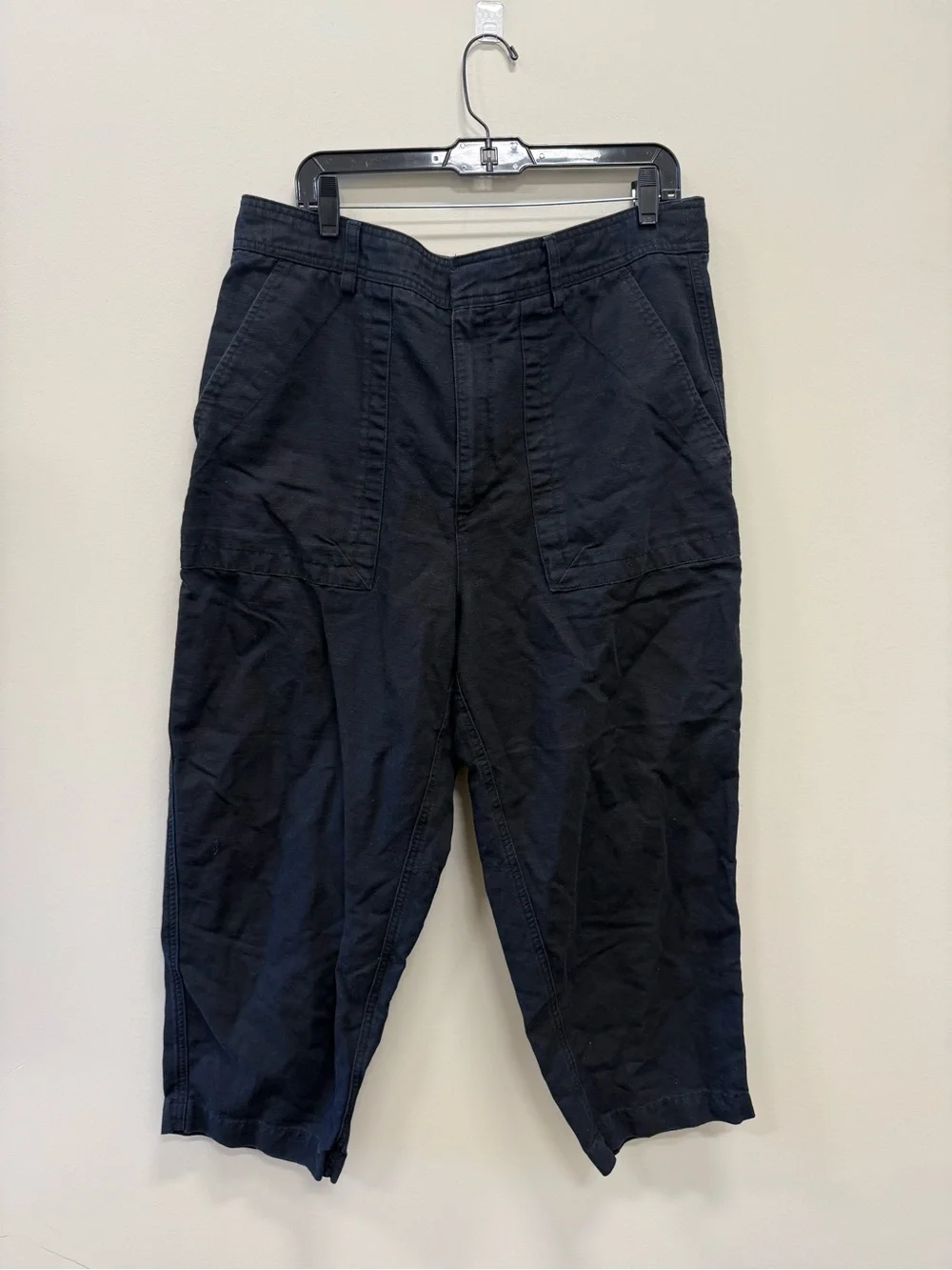 Banana Republic May Cotton Linen Cargo Pants Size 16